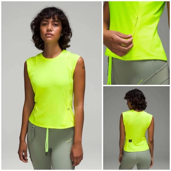 Lululemon Cap Sleeve Hiking Tank Top, Size 6 - Picture 3 of 7